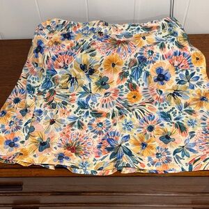 Vibrant Floral Mini Skirt - 2 length